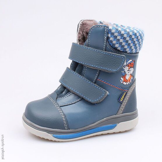 152187-51 Сапожки для мальчики светло-синий