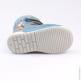 152187-51 Сапожки для мальчики светло-синий фото №3