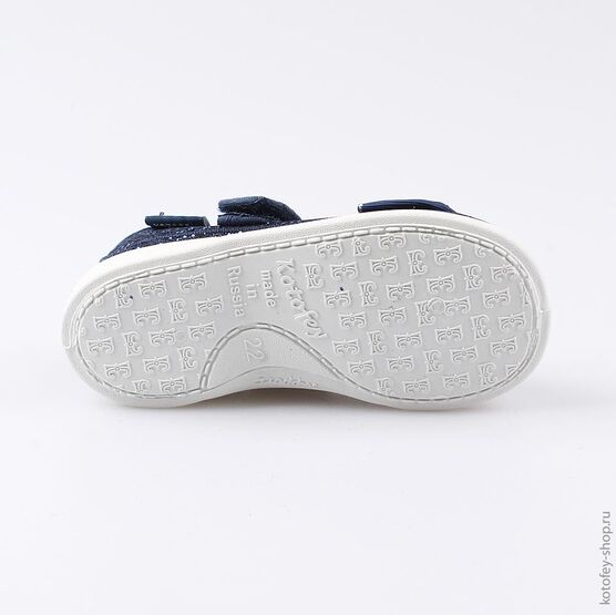 131127-13 Текстильная обувь для девочки светло-синий фото №3