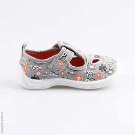 231117-11 Текстильная обувь для мальчики серый фото №2