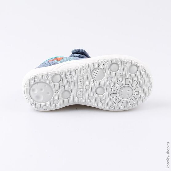 231120-11 Текстильная обувь для мальчики светло-синий фото №3