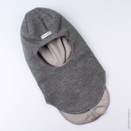 41807K-33 Шлем из 100% шерсти, серый для универсальные серый