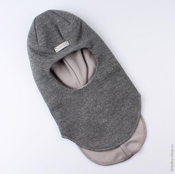 41807K-33 Шлем из 100% шерсти, серый для универсальные серый