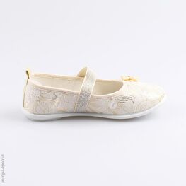 531072-12 Текстильная обувь для девочки золотой фото №2