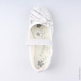 531076-11 Текстильная обувь для девочки серебрист. фото №4