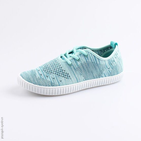 731037-12 Кеды для девочки бирюзовый