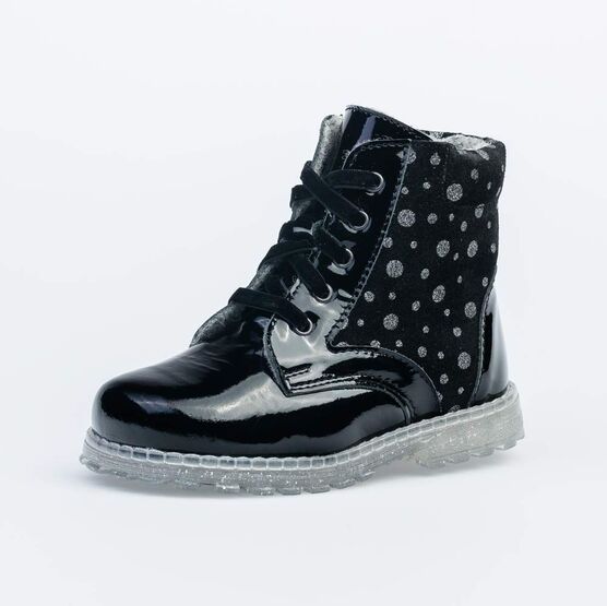 352233-33 Ботинки для девочки черный