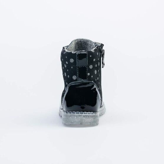 352233-33 Ботинки для девочки черный фото №4