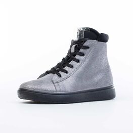 752192-32 Ботинки для девочки серебрист.