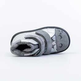 152318-32 Ботинки утепленные на весну/осень Magical для девочки серебристый фото №4