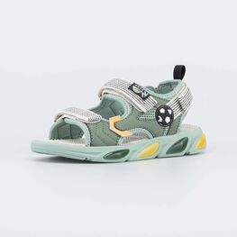 324093-12 Светящиеся пляжные сандалии для мальчика для мальчики зеленый