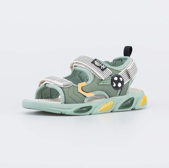 324093-12 Светящиеся пляжные сандалии для мальчика для мальчики зеленый