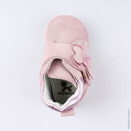 052135-21 Ботинки для девочки розовый фото №4