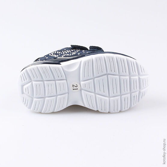 144105-72 Кроссовки для девочки светло-синий фото №3