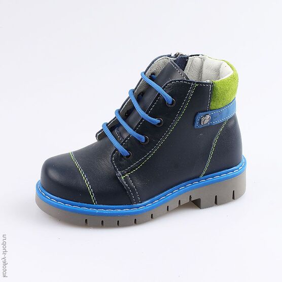 352209-25 Ботинки для мальчики светло-синий