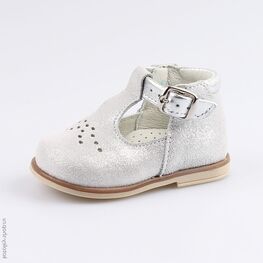 032087-21 Туфли для девочки серебрист.