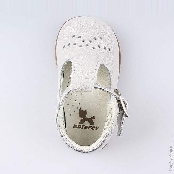 032087-21 Туфли для девочки серебрист. фото №4