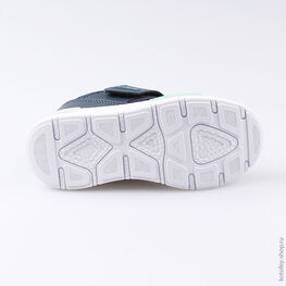 344206-71 Кроссовки на липучках для мальчики син-зел фото №3