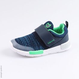 344206-71 Кроссовки на липучках для мальчики син-зел