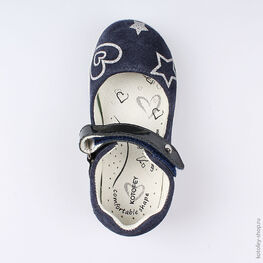 232081-21 Туфли для девочки светло-синий фото №4