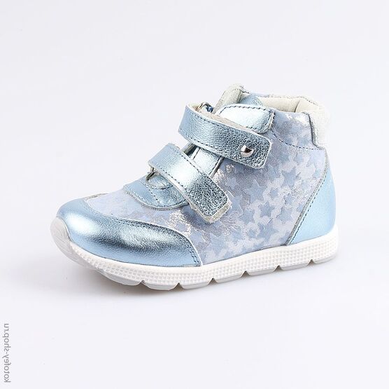 152230-22 Ботинки для девочки голубой