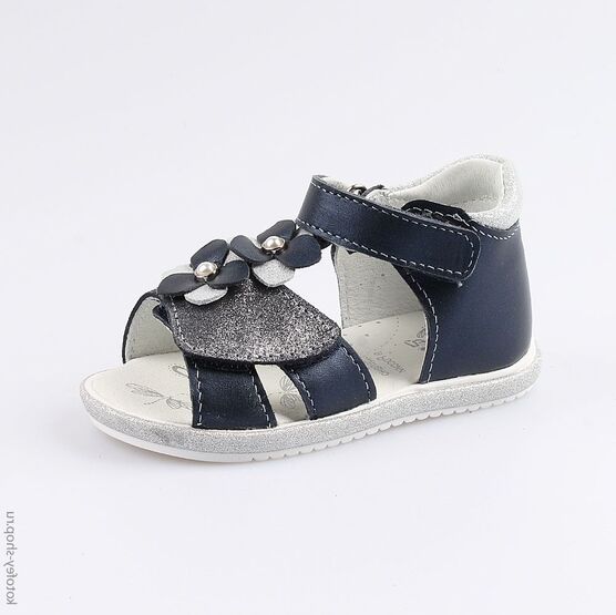 122129-23 Босоножки для девочки светло-синий