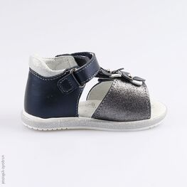 122129-23 Босоножки для девочки светло-синий фото №2