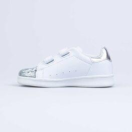 434018-21 Полуботинки для девочки бел-срб фото №2