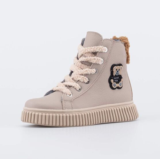 552344-33 Демисезонные ботинки для девочки Медвежонок для девочки бежевый