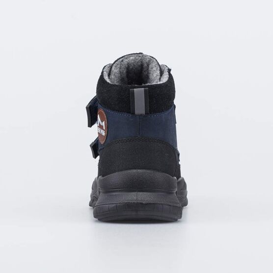 552354-34 Кожаные ботинки утепленные 1936 для мальчики темно-синий фото №5