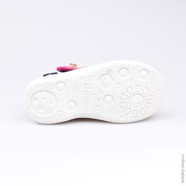 121040-11 Босоножки текстильные для девочки гол-роз фото №3