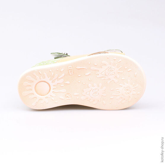 122097-22 Босоножки для девочки зел-ора фото №3