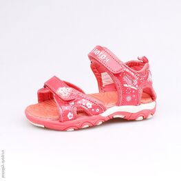 123001-12 Пляжная обувь для девочки коралл