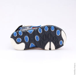 123003-12 Пляжная обувь для мальчики син-ора фото №3