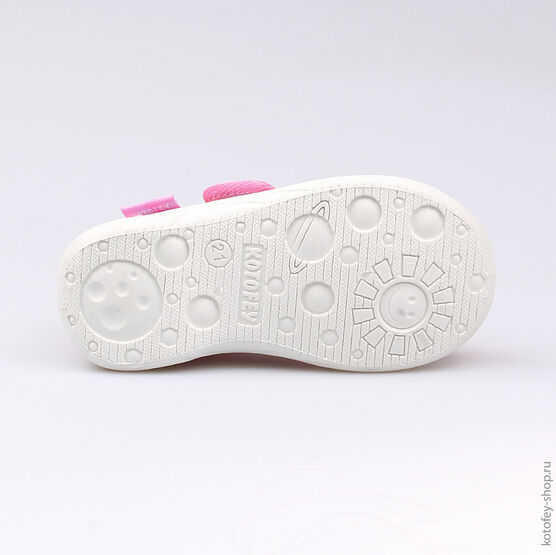 131097-11 Текстильная обувь для девочки розовый фото №3