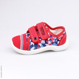 131099-12 Текстильная обувь для мальчики красный