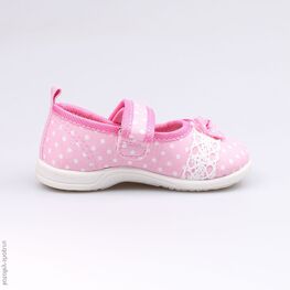 131107-12 Текстильная обувь для девочки розовый фото №2