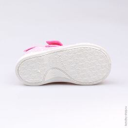 131107-12 Текстильная обувь для девочки розовый фото №3