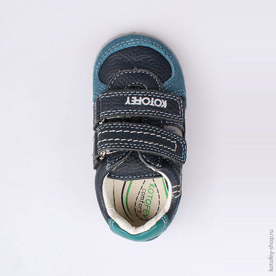 132086-26 Полуботинки для мальчики син-бир фото №4