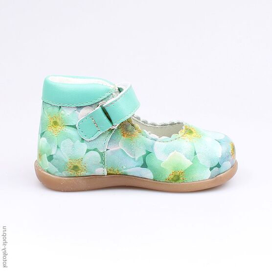 132101-22 Туфли для девочки зеленый фото №2