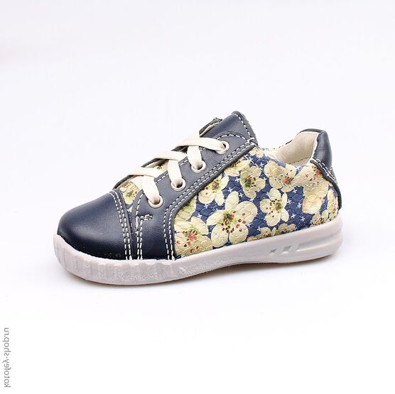 132102-23 Полуботинки для девочки светло-синий