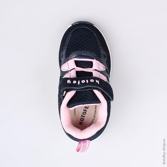 144061-72 Кроссовки для девочки светло-синий фото №4