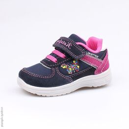 144071-71 Кроссовки для девочки син-роз