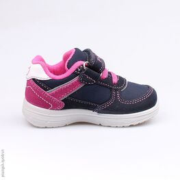 144071-71 Кроссовки для девочки син-роз фото №2