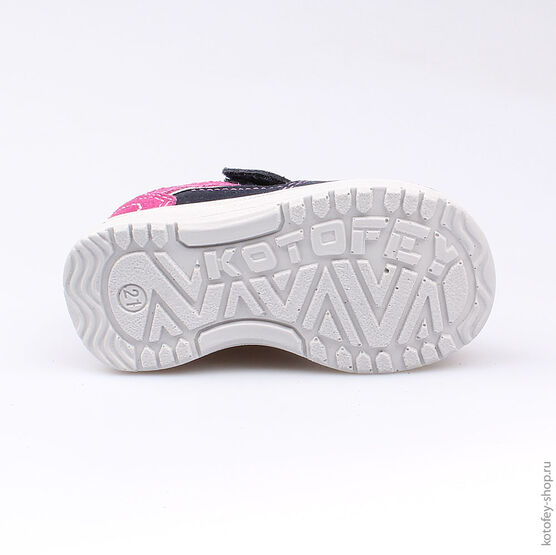 144071-71 Кроссовки для девочки син-роз фото №3