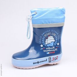 166069-11 Резиновые сапоги для мальчики син-гол