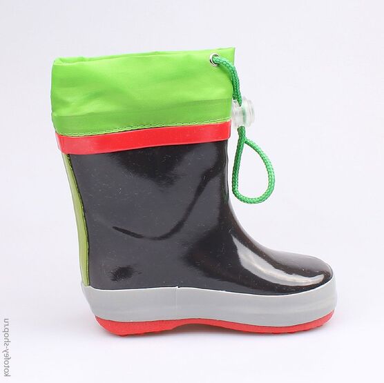 166071-11 Резиновые сапоги для мальчики сер-сал фото №2