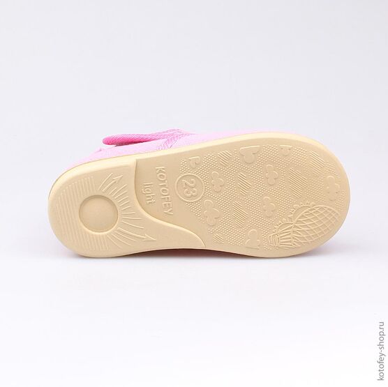 231101-71 Текстильная обувь для девочки розовый фото №3