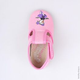 231101-71 Текстильная обувь для девочки розовый фото №4