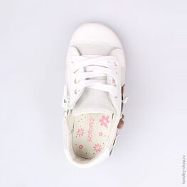 232070-22 Полуботинки для девочки срб-бел фото №4